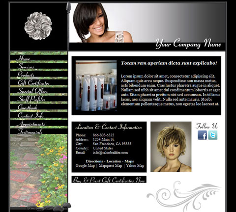 Flower Garden Black Website Design (13)