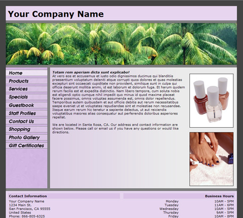Standard Panoramic Purple Website Design (125)
