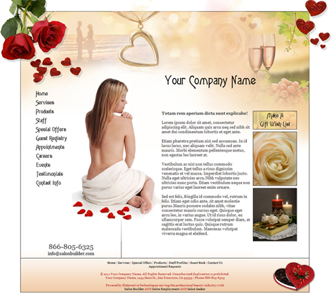 Seasons Valentines Website Design (24)