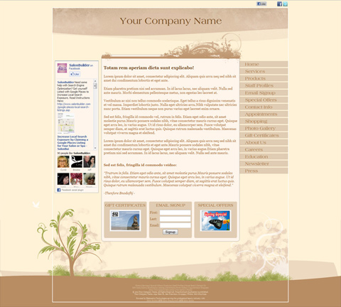 Oasis Tan Website Design (243)