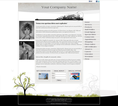 Oasis White Website Design (245)