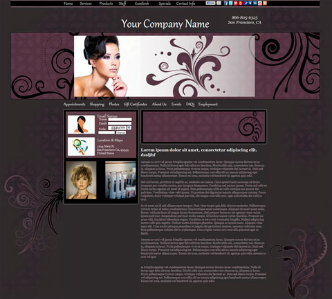 Flourishes Modern Grey Website Design (275)