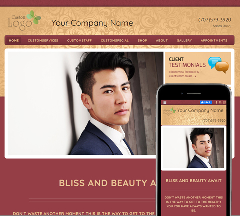 Inspire Elegance Cranberry Website Design (887)