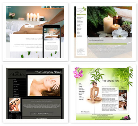 salon and spa websites templates and custom web design spa website designs