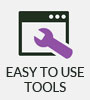 Easy to use tools button