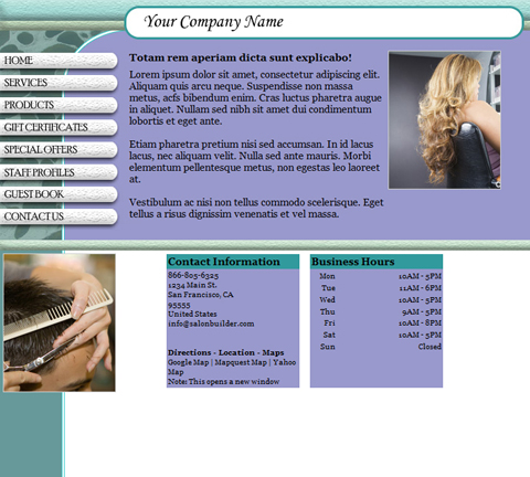Textured Aqua Light Website Design (82)