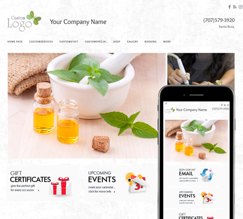 Essential White Website Design (891)