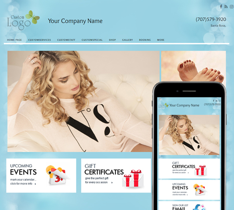 Essential Blue Website Design (893)