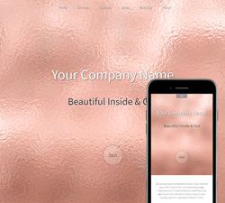 Hazel RoseGold Website Design (855)